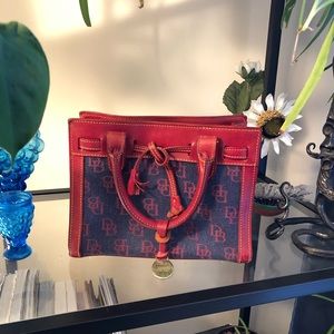 Dooney & Bourke - Vintage Red & Navy Purse
